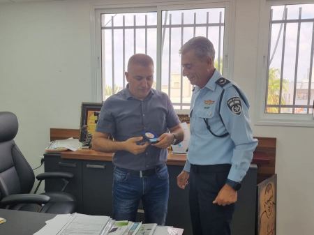  ناتان بوزانا يزور بلدة الجديدة المكر ويلتقي سهيل ملحم